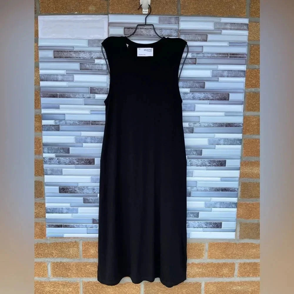 SELECTED FEMME GIA MIDI DRESS XS - Picture 6 of 17